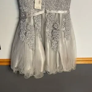 tigerlily homecoming dresses Lilac Butterfly Tulle A-line Midi Homecoming Dress  Ohmollydress